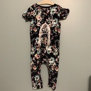 Rags to Raches Floral Romper